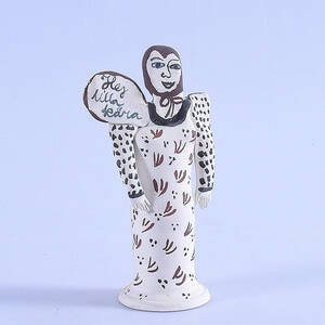 SKULPTUR, keramik, Hej lilla kära, Ulrica Hydman-Vallien. 1900-talets senare del.