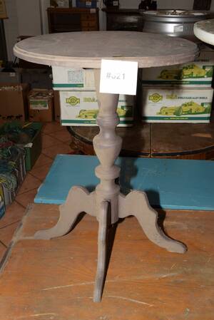 Pelarbord diam 50 cm, H 68 cm