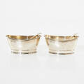 Saltkar 1 par i silver 1800-tal 
