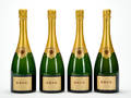 4 fl. Champagne Krug Grande Cuvee.