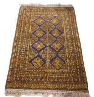 Handknuten matta, orientalisk