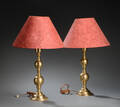 Par bordlamper af messing 2  