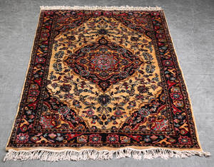 Pakistansk tæppe, 210x120 cm.