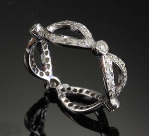 Diamantring, ca. 0.89 ct