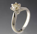 Solitaire ring ca. 0.75 ct.