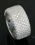 Ring in 18kt with brilliant cut diamonds 3.00ct This lot has been put up for resale under the new lot no. 5300060