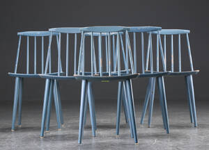 Folke Pålsson for FDB. Seks stole model J77 6 