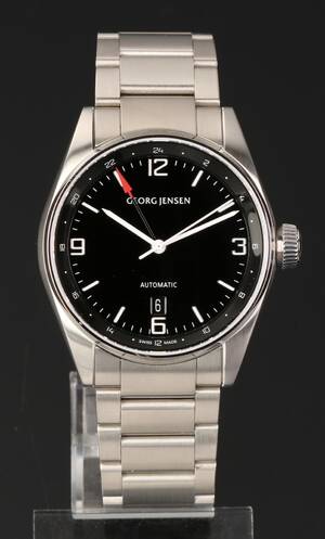 Georg Jensen. Delta Classic Mekanisk Automatisk herre ur. Model 3575600 Denne vare er sat til omsalg under nyt varenummer 5028923