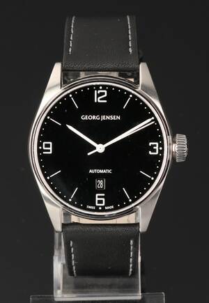 Georg Jensen. Delta Classic Mekanisk Automatisk herre ur. Model 3575592 Denne vare er sat til omsalg under nyt varenummer 5037935
