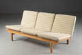Børge Mogensen. Tre-pers sofa af egetræ, model 2218