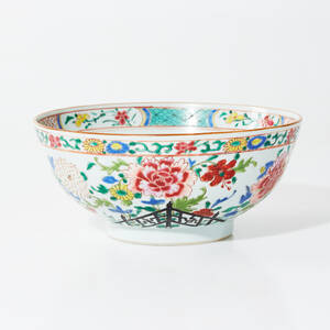 Skål Famille rose Kina 1700-tal