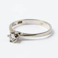 Ring 18 k guld diamant