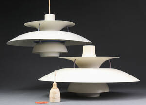 Poul Henningsen. To PH-5 pendler. 2