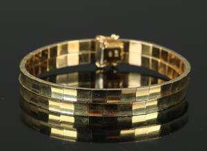 Armbånd af 14 kt guld 28,4 gr. Denne vare er sat til omsalg under nyt varenummer 4686506