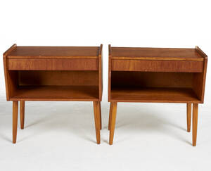 Nattduksbord teak