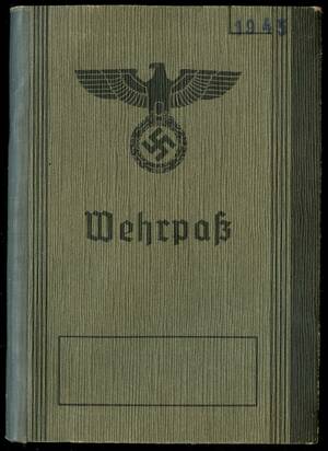 1943. Wehrpaß. Ubrugt.