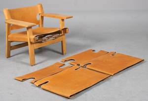 To sæt betræk til Børge Mogensens Den Spanske Stol. Natur. 2