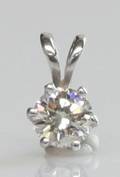 Klassisk brillantvedhæng, ca. 0.40 ct.