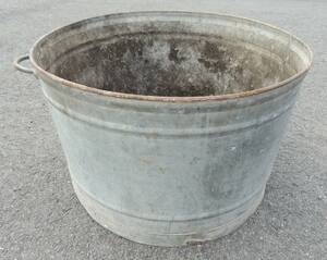 Zinkbalja Diameter 56cm Höjd 35cm