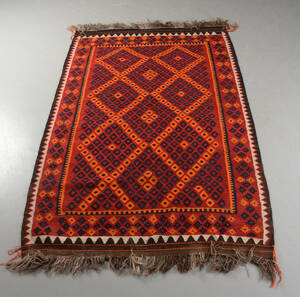 Afghansk Kelim Tæppe. 164 x 254 cm.