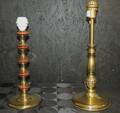 2st Bordslampor Mässing Höjd 47cm  41cm