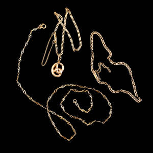 HALSKEDJA OCH 2 ARMBAND