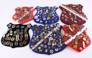 Medaljsköldar med pins 6st