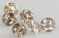 Seks uindfattede brillanter på ialt ca. 1.80 ct.