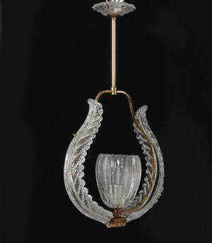 Taklampa, Orrefors, omkring 1900-talets mitt