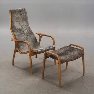 FÅTÖLJ med FOTPALL