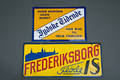 Emaljeskilte Jyske Tidende, Fredensborg fløde Is.