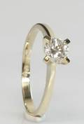 Solitairering, ca. 0.50 ct.