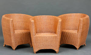 Tre kubeformede fletstole 3