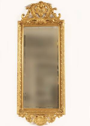 Spegel, nyrokoko, 1800-talets slut