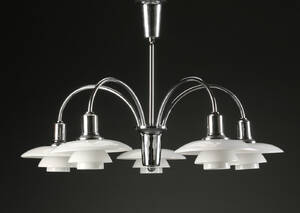 Poul Henningsen. PH Bombardementskrone, jubilæumsmodel 