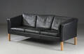 Tre-personers sofa af læder