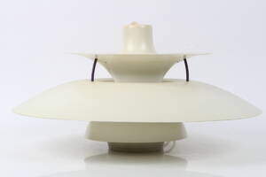 Poul Henningsen. PH 5 pendel, hvidlakeret.