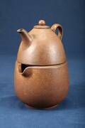 GUNNAR NYLUND 1904-1997, TEKANNA, RÖRSTRAND, STENGODS, HÖ 21 CM