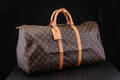 Louis Vuitton. Weekend  rejsetaske. Monogram canvas. Model Keepall 55.  Denne vare er sat til omsalg under nyt varenummer 5021194