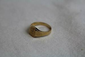 GULDRING 18 K, 4 GRAM