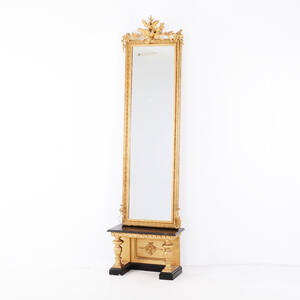 Spegel med konsolbord