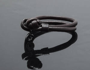 Ole Lynggaard, Sweet Drop læderarmbånd, brun str. M