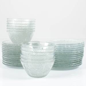 PARTI GLAS, 1224 delar, skärslipar dekor