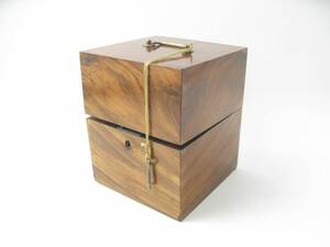Flaskschatull, Mahogny 1800-tal