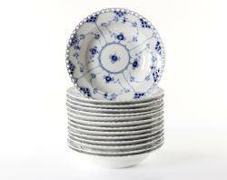 MUSSELMALET, DJUPA TALLRIKAR, 14 ST