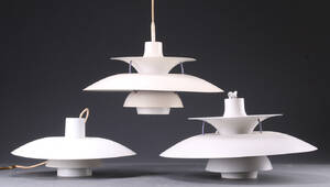 Poul Henningsen. PH5 pendler samt PH4 pendel 3