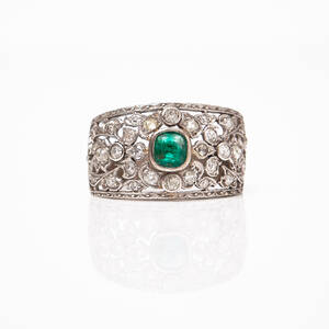 Ring vitguld diamanter