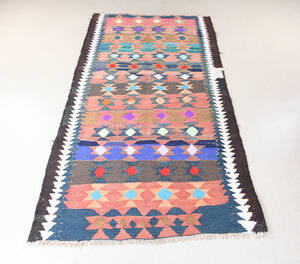 Persisk Kermanshah nomade-kelim, 220x130 cm.