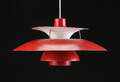 Poul Henningsen. PH-5 pendel rød