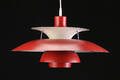 Poul Henningsen. PH-5 pendel rød